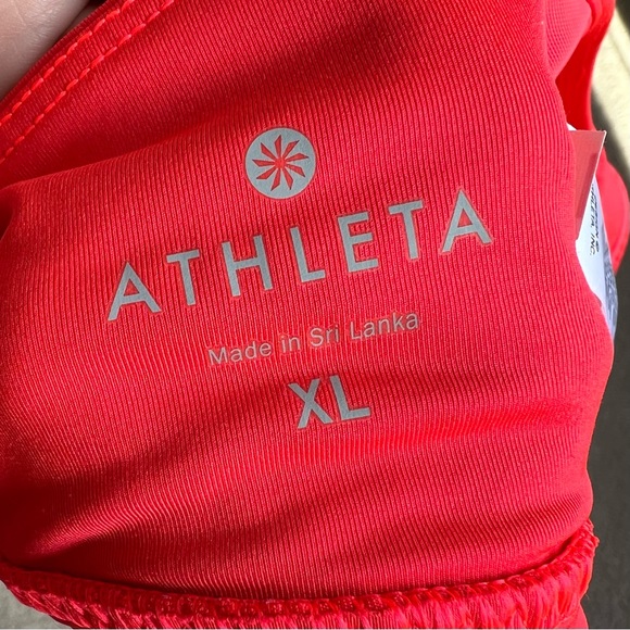 Athleta Neon Orange X-Back Sports Bra - Picture 4 of 6